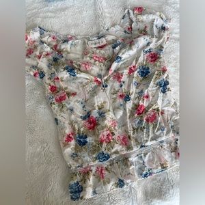 Abercrombie floral top size small